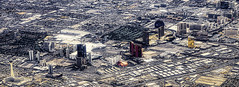 Detailed view of the northern part of the Las Vegas Strip.  090a