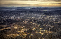 Rain weathered Frenchman Mountains in eastern  Las Vegas, NV.  099a