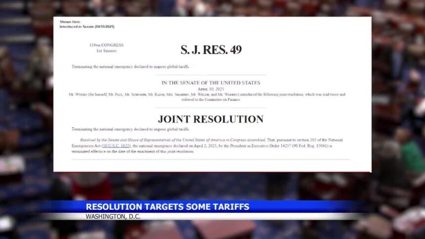 Senate Rejects Effort to Scrap Trump’s ‘Liberation Day’ Tariffs Despite GOP Backing