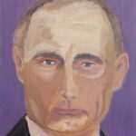 Former President George W. Bush draws inspiration close to his Dallas home in his latest paintings