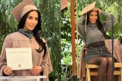 Kim Kardashian Rocks Graduation Cap, Taking Bold Steps Toward Becoming a Lawyer
