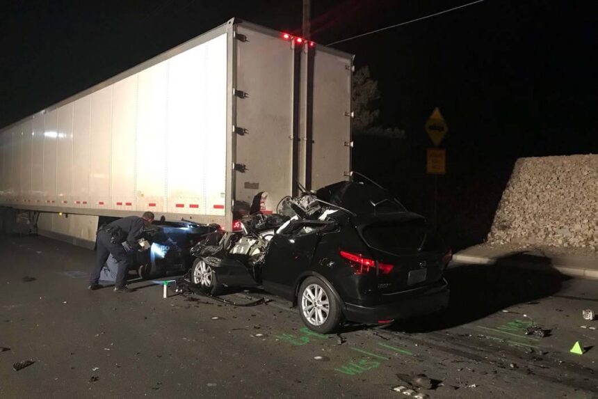 Tragic Crash in North Las Vegas: Man Dies After SUV Collides with Brick Wall