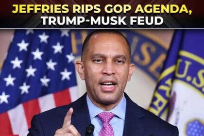 Jeffries Stands Firm, Refuses to Support Musk in Heated Feud with Trump