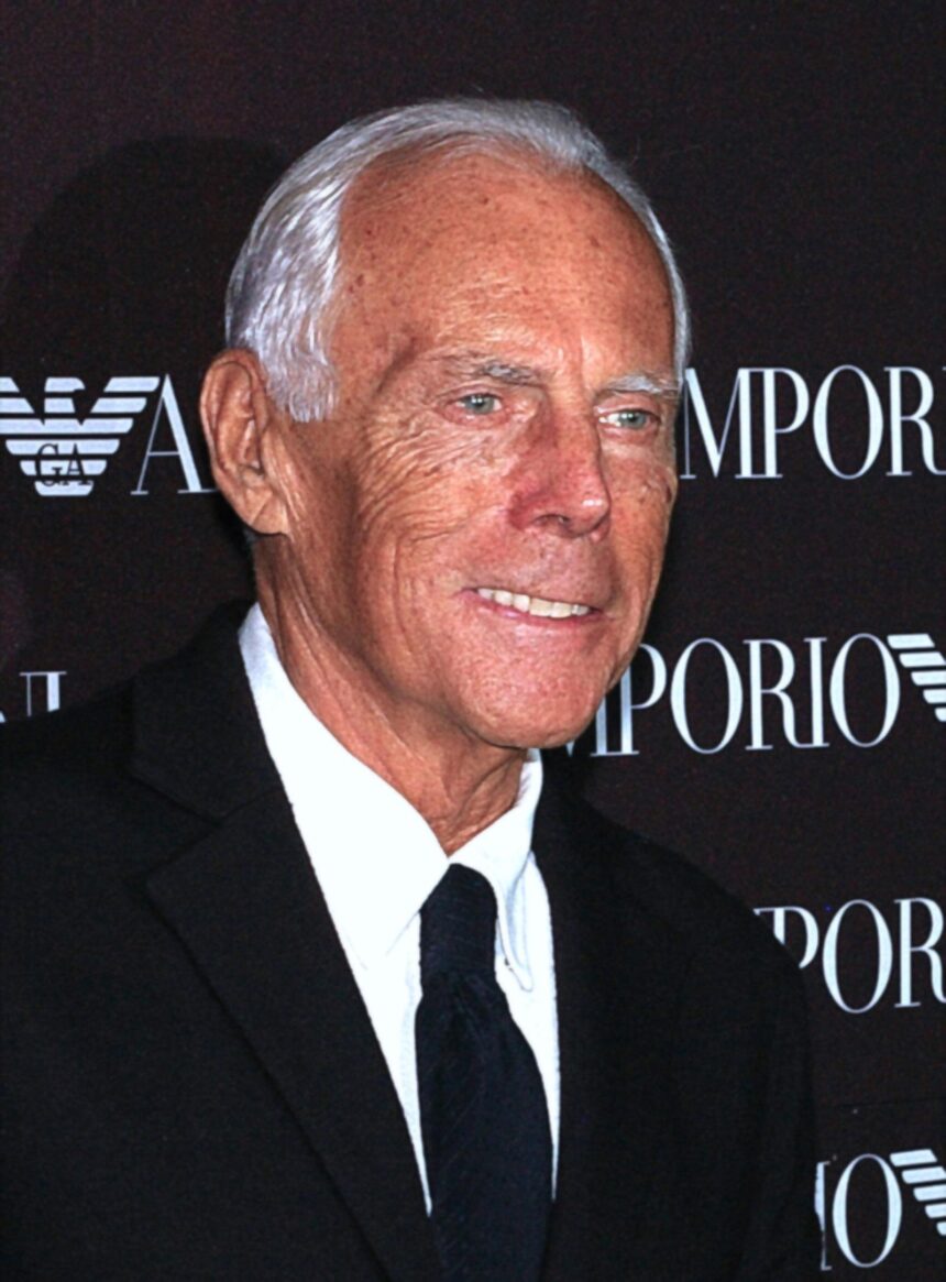 Giorgio Armani, 90, will not attend runway shows during Milan Fashion Week