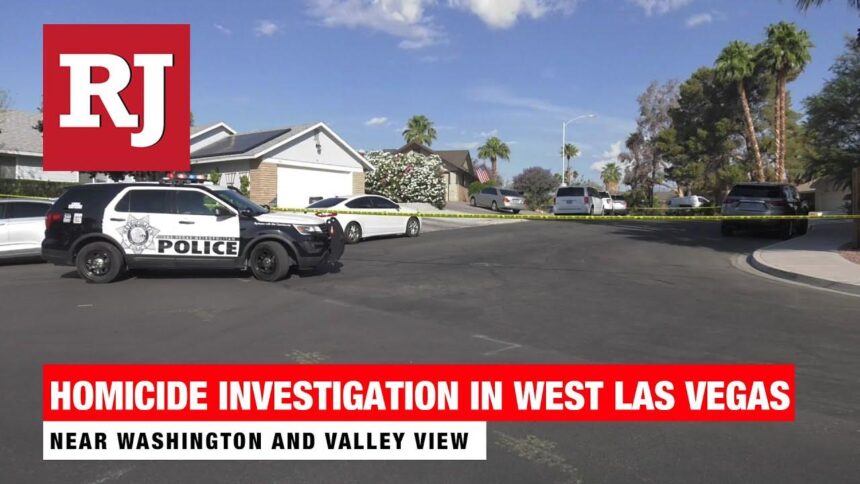 Police investigating homicide in central Las Vegas valley