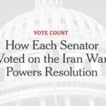 Senate blocks Iran war powers resolution