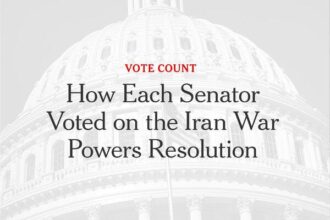 Senate blocks Iran war powers resolution
