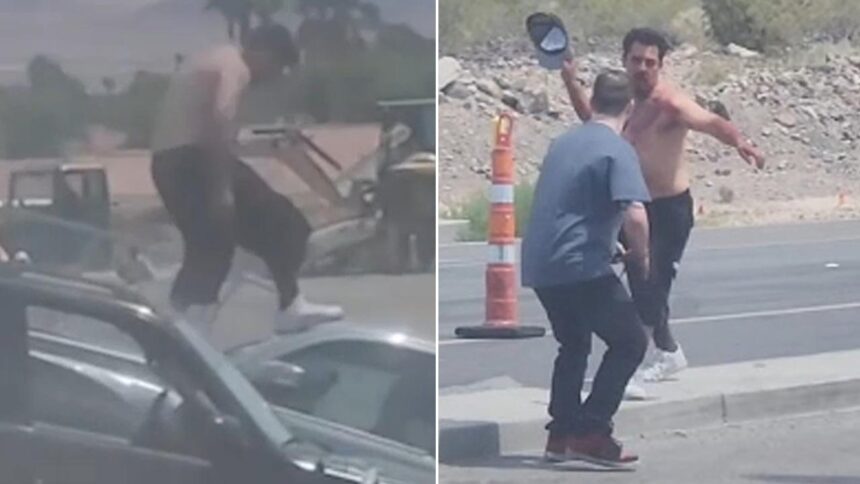 Two Arrested Following Intense Road Rage Incident on Las Vegas Freeway Off-Ramp