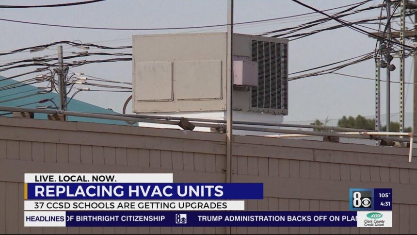 CCSD Set to Upgrade AC Units at 37 Schools Ahead of the New School Year