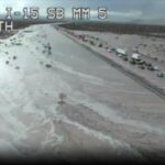 Heavy Rain and Flooding Force Closure of I-15 Near Primm