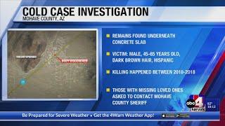 Body found under concrete slab in 2021 focus of cold case; Las Vegas link possible