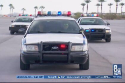 4 detained after police chase ends in northwest Las Vegas valley