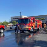Driver Arrested After Car Erupts in Flames in Northwest Las Vegas Valley