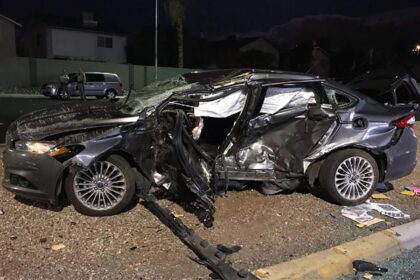 Two People in Critical Condition After Crash in Northwest Las Vegas Valley