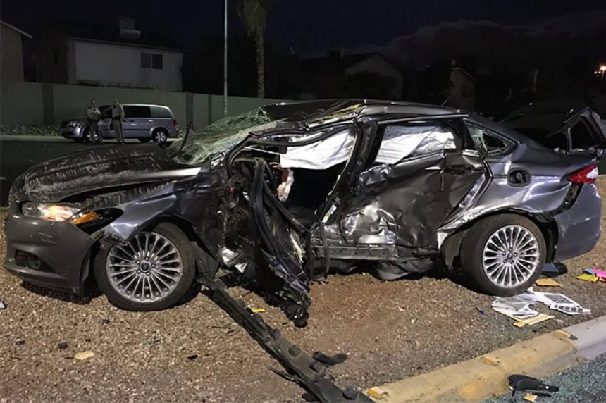 Two People in Critical Condition After Crash in Northwest Las Vegas Valley