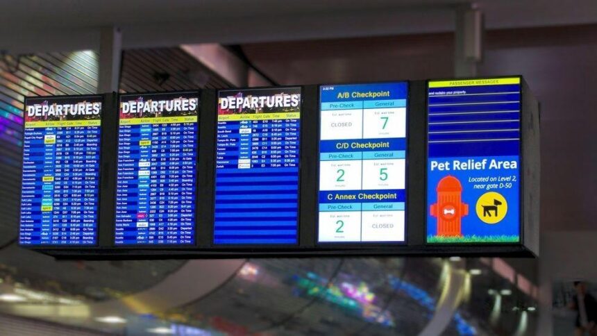 Las Vegas Airport Unveils Real-Time TSA Wait Time Displays for Faster Travel