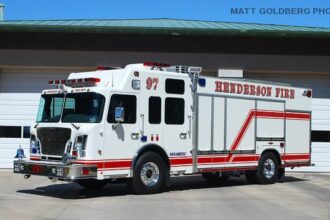 Henderson Firefighters Quickly Extinguish School Bus Engine Fire, No Injuries Reported