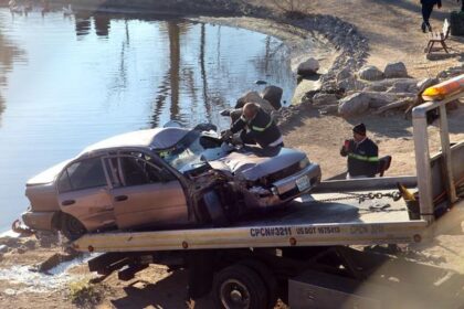 Vehicle Crashes Into Las Vegas Water Main, Forcing Lane Closures