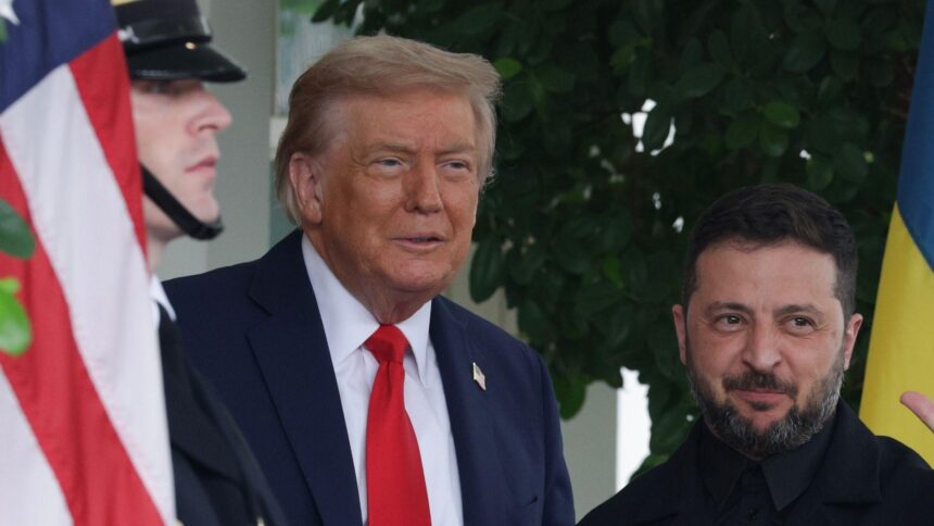 Trump jokes ending war in Ukraine boosts his odds to get into heaven