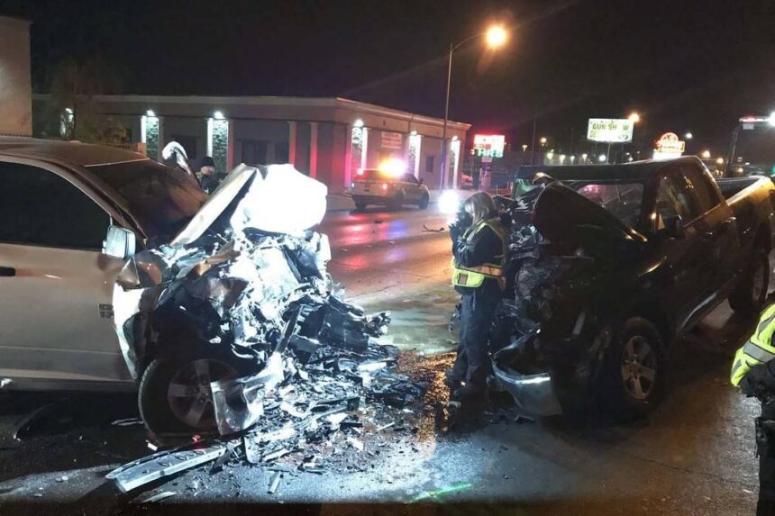 Passenger killed in suspected DUI crash in central Las Vegas valley