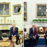 Trump and Zelensky Share Smiles During Oval Office Meeting