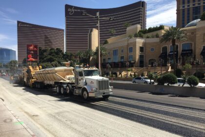 Roadwork underway on Las Vegas Strip for 2025 F1 Grand Prix