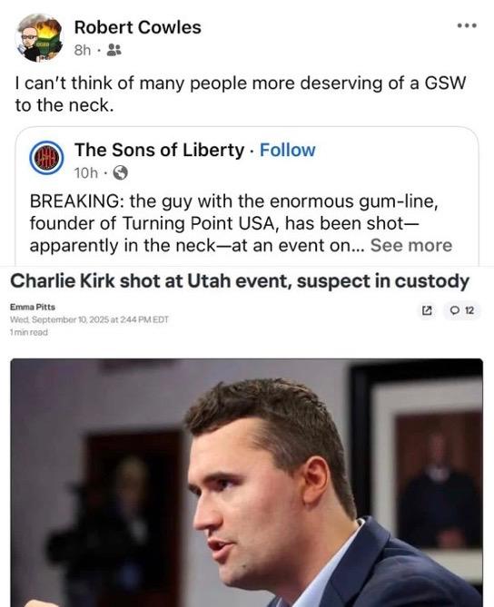 CCSD teachers with posts about Charlie Kirk ‘not assigned to classrooms’