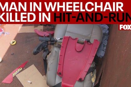 73-year-old man in motorized wheelchair hit by vehicle, flown to Las Vegas hospital