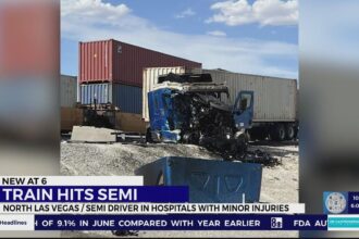 Person hit, killed by train near downtown Las Vegas: police
