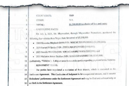 Mayweather dispute over Mercedes purchase resolved at a cost of $1.2 million