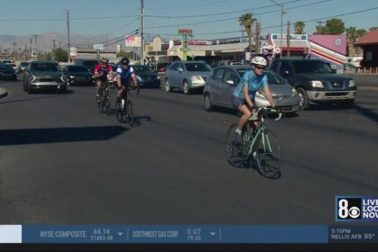 CCSD Police Use Laser Sensor on Bike to Teach Drivers How to Share the Road