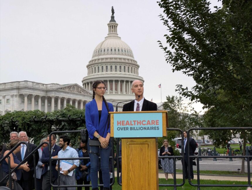 House Democrats Rally at Capitol in Final Push to Revise Spending Bill