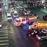 16-year-old hospitalized with life-threatening injuries in east Las Vegas valley crash