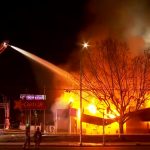 Massive fire rips through former Carl's Jr. location near Fresno City College