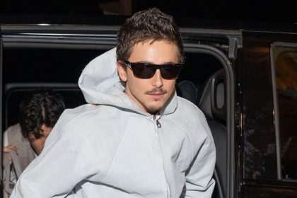Timothee Chalamet Changes Into Sweats for 'Marty Supreme' Premiere After-Party in Paris