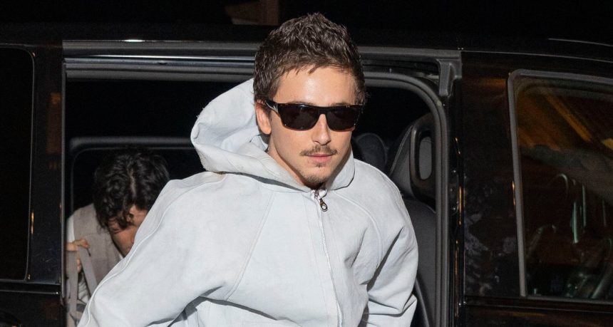 Timothee Chalamet Changes Into Sweats for 'Marty Supreme' Premiere After-Party in Paris