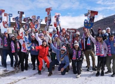 WATCH: American families travel to cheer on Team USA at Olympics in Italy