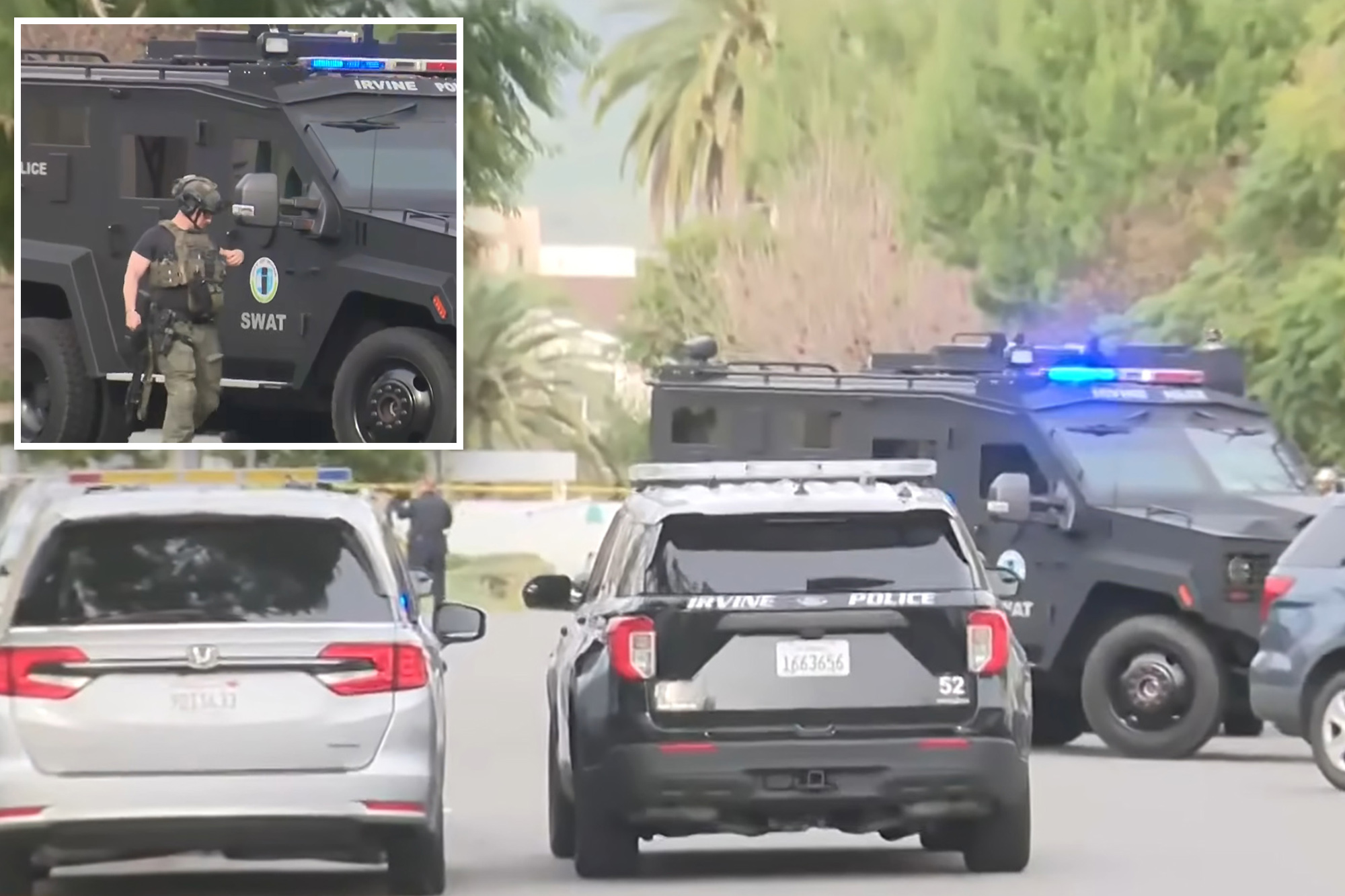 Machete-wielding Irvine man holds family hostage in hours-long standoff with police