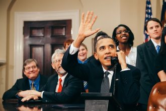 Barack Obama Makes First Public Appearance Since Trump Ape Video