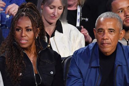 Barack & Michelle Obama, Several More Celebs Check Out NBA All-Star Game In Courtside Seats