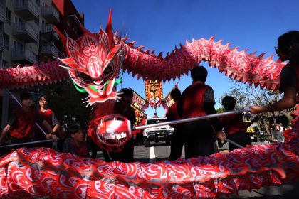 Thousands gather for Chinatown parade to celebrate Lunar New Year and Los Angeles