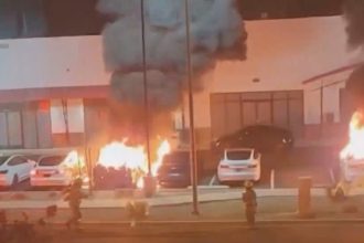 Man admits to firebombing Teslas at Las Vegas collision center