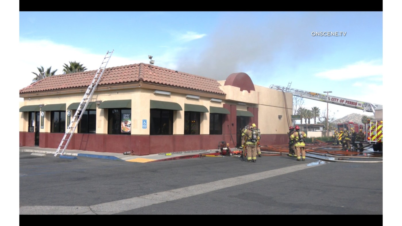 Heavy damage reported after grease fire spreads at Farmer Boys restaurant in Perris