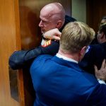 GOP senator joins Capitol Police in attempt to forcibly remove anti-war protester during hearing