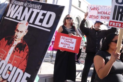 Lopez: Horrified by the state of the union, he's an angry protester. But he's also optimistic