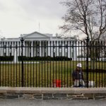 Man taken into custody after driving van into security gate outside White House, authorities say