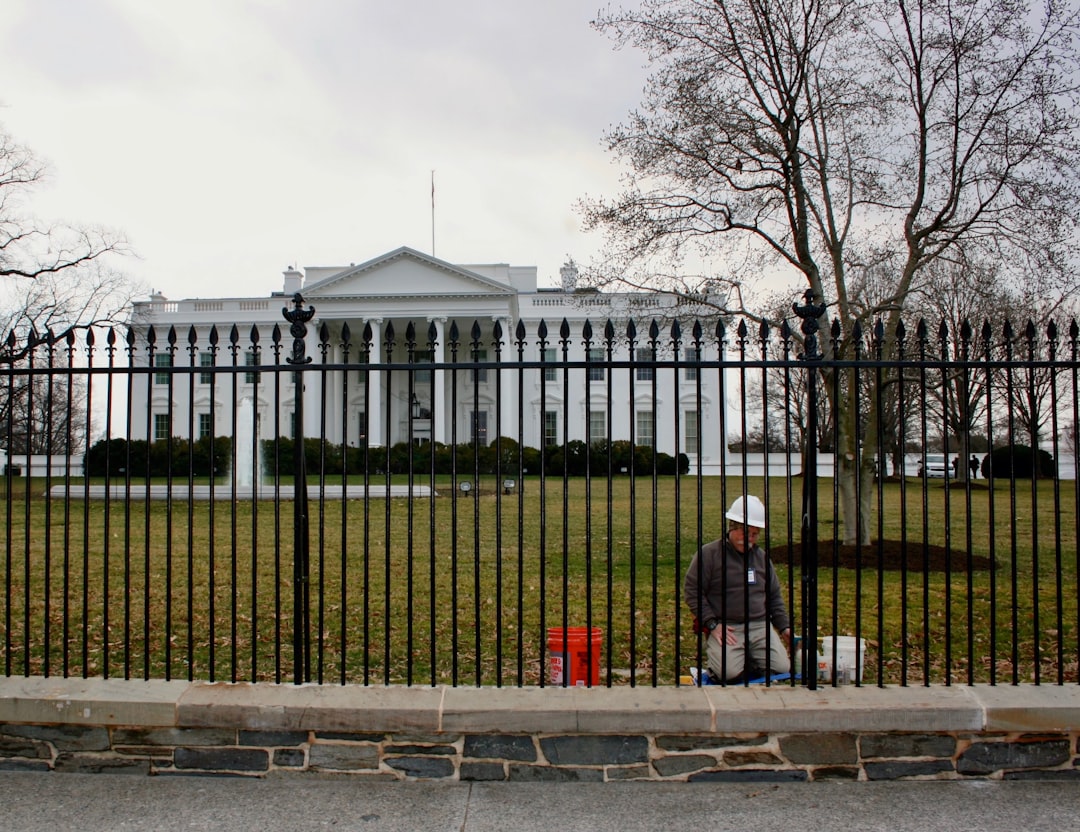 Man taken into custody after driving van into security gate outside White House, authorities say