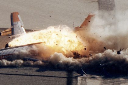 2 pilots killed after jet collides with fire truck at New York’s LaGuardia Airport