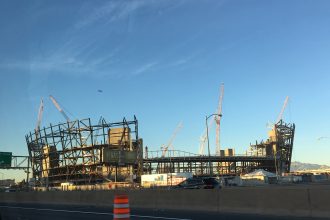 A’s Las Vegas ballpark steadily progressing on the Strip — PHOTOS