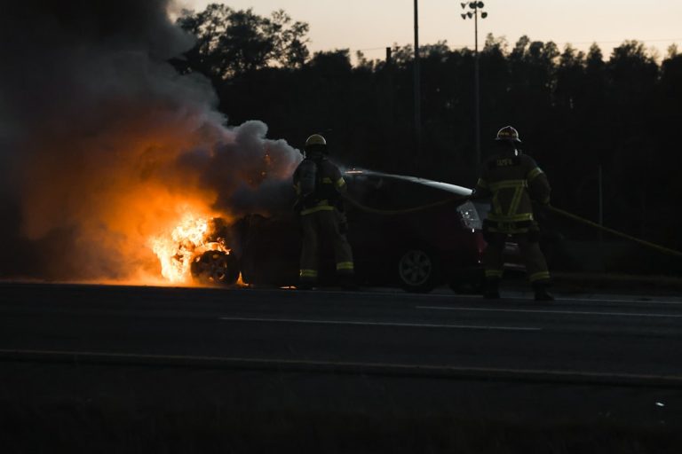 Fiery Semi-Truck Crash Claims Two Lives Near North Las Vegas Airport ...